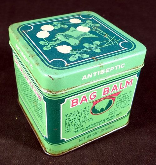 Bag Balm Tin Dairy Association Co Lyndonville Vermont VT Vintage Empty