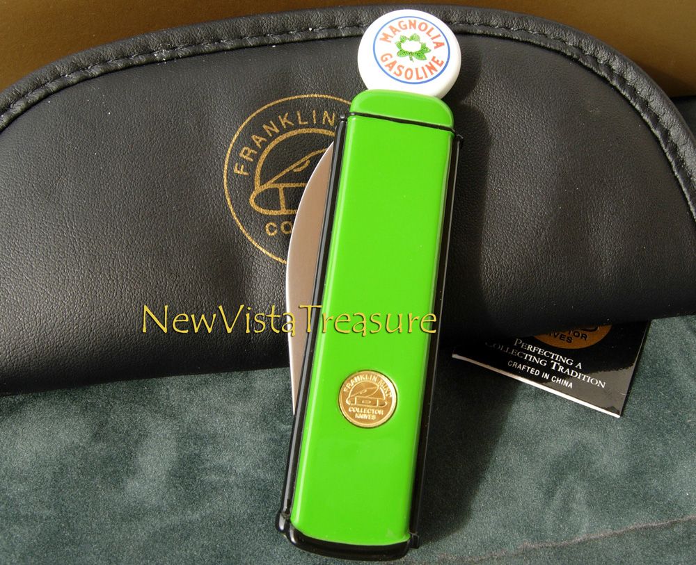 Franklin Mint Magnolia Gas Pump Collector Knife