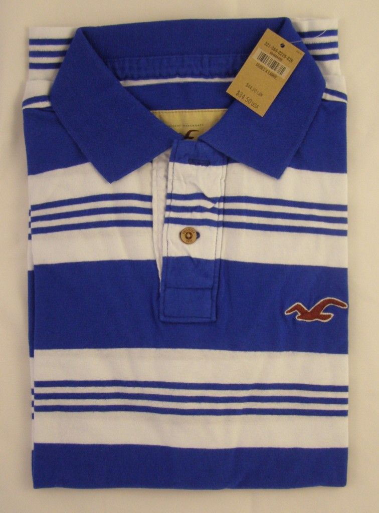 New Hollister Manhattan Beach Polo Shirt