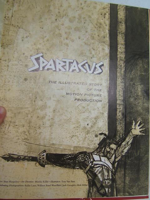 1960 Spartacus Illustrated Story of The Motion Picture Production