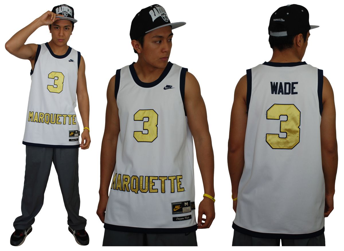 Dwyane Wade Marquette Golden Eagles College Jersey NBA Nike Swingman