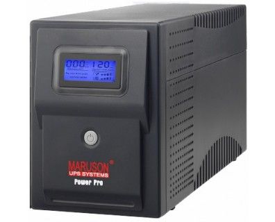 Maruson Pro 1000ALCD 1000VA 600W USB LCD UPS System with LCD Display