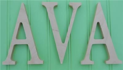 10 Size Unpainted Nursery Wood Wall Letters Wooden Name Child Baby $6