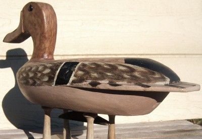 RARE c1965 Bruce Matteson Illinois River Hen Mallard Wood Duck