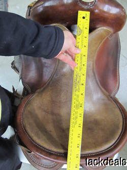 Jack McCloskey Saddle Co Custom Made Mule Trail Saddle Lightly Used