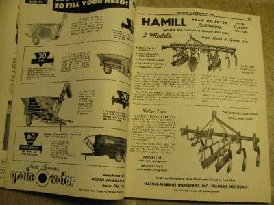 McCune Farm Equipment Catalog 1961 Tools Tillage Engine