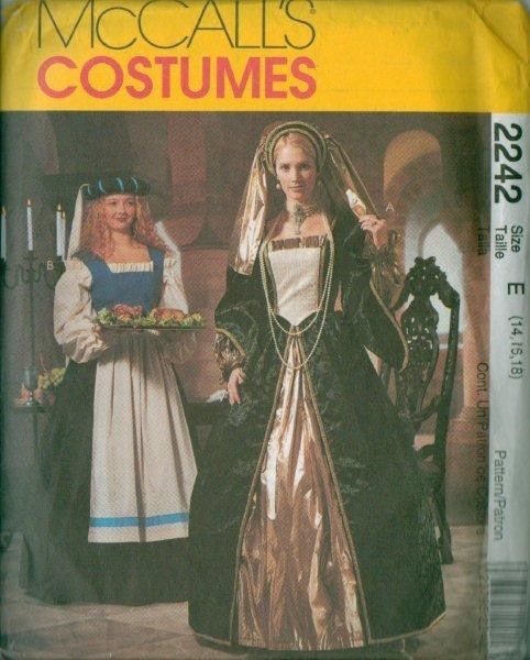 McCalls Misses Historical Costume Sewing Pattern