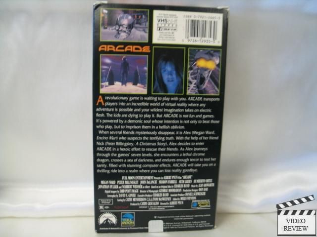 Arcade VHS Megan Ward Peter Billingsley Seth Green 097361293530