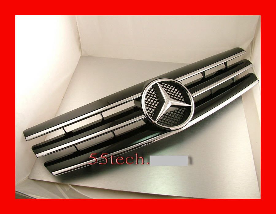 Mercedes R129 SL320 SL500 Grille Grille 90 02 Black AMG