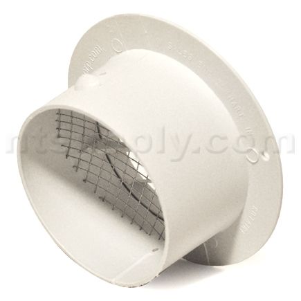 Round Undereve Soffit Bath Fan Vent