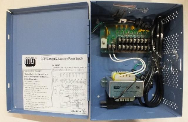 MG Electronics DPS 9UL 24 Vac Distributed Power Supply Metal Enclosure