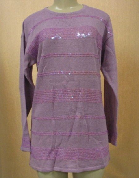 Michael Mims Kathy Cole Pink Pull Over Casual Sweater New 66A