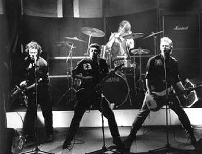 left to right joe strummer mick jones and paul simonon