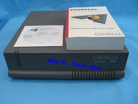 Castelle Faxpress Premier Analog Fax Server 8L Web Fax