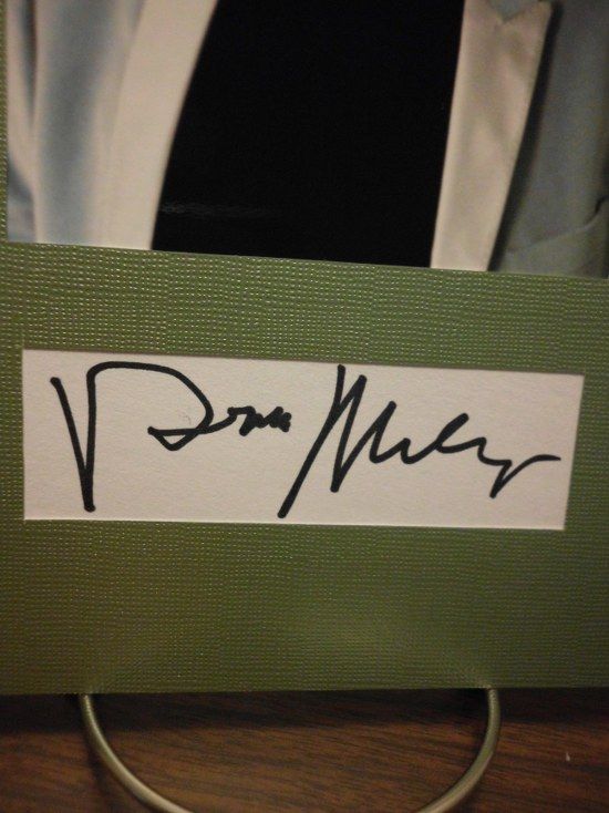 Ronnie Milsap Autograph Country Music Display Signed Signature COA