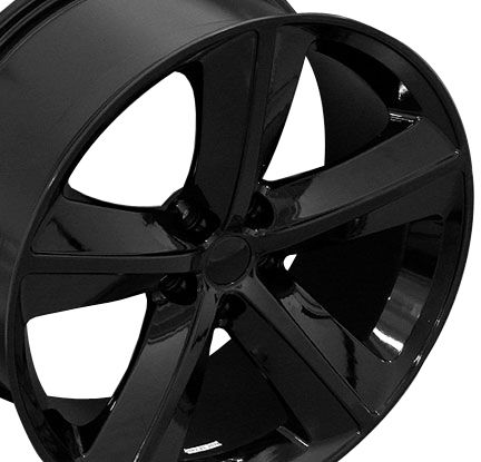 20 Challenger SRT Black Wheels Set of 4 Rims Tires Fit Dodge