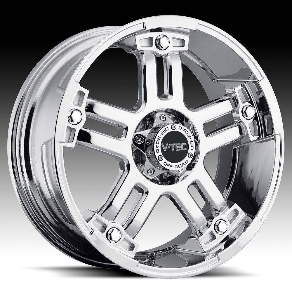 Phantom Chrome V Tec Warlord Wheels Rims 8 Lug Ford F250 F350