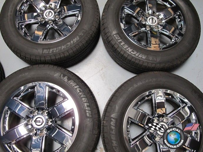 Four 04 11 Nissan Armada Titan Factory 20 Wheels Tires OEM Rims 275/60