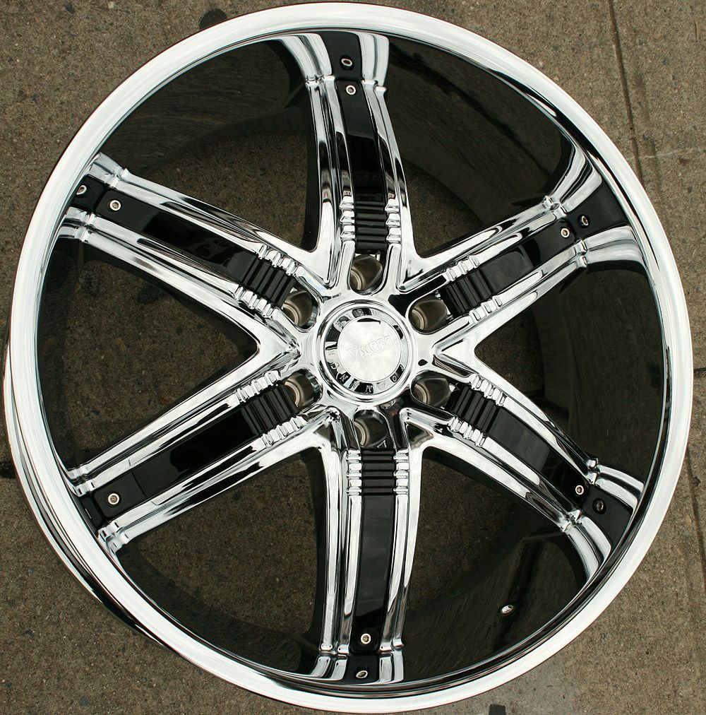 Viscera 777 22 Chrome Rims Wheels Hummer H3 06 10 22 x 9 5 6H 15