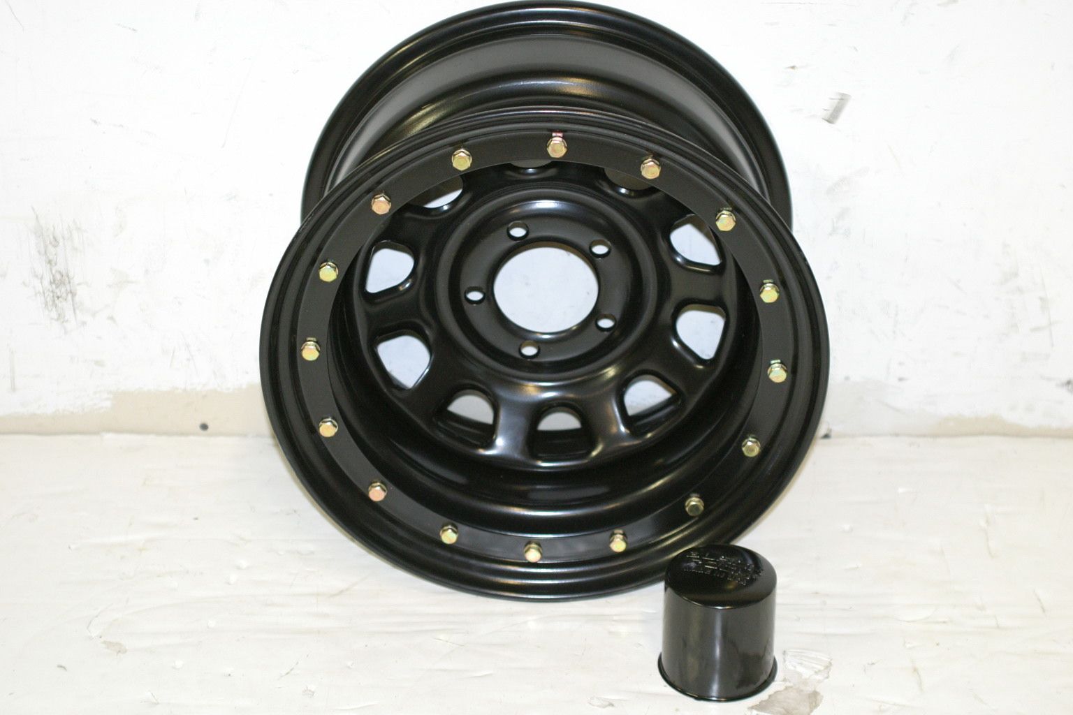 Black Rock 952 Street Lock Wheel 15x8 5x4 5 Jeep Wrangler YJ TJ