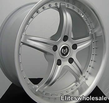 18x8 Hypersilver Wheels Rims Stern ST11 5x110