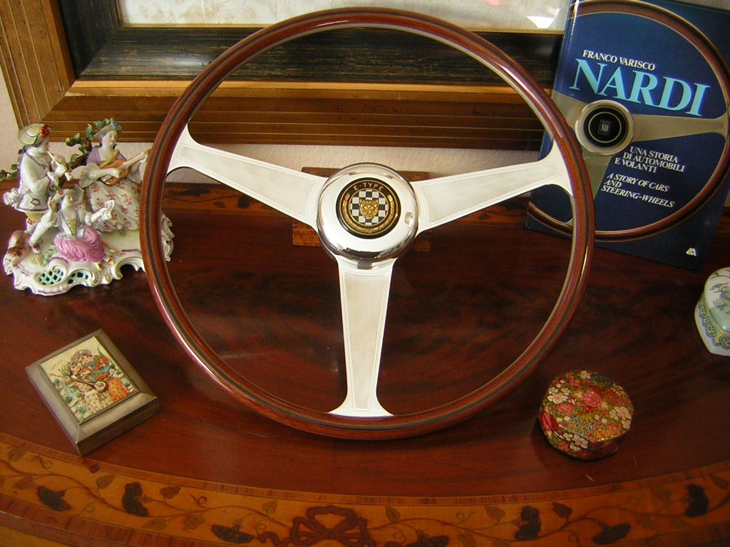 wheels, hubs and horn buttons from a retired car parts wholesaler in