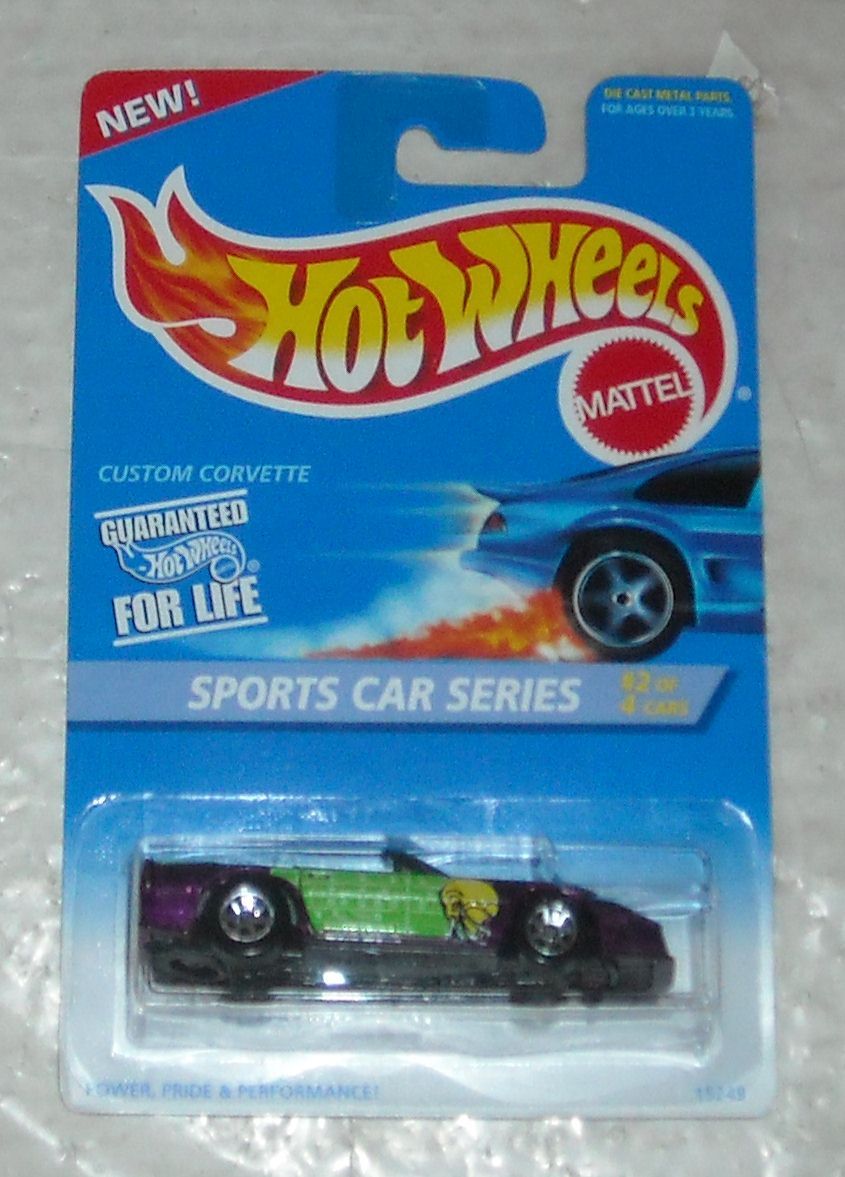 1995 Mattel Hot Wheels Sports Car Series Custom Corvette Diecast