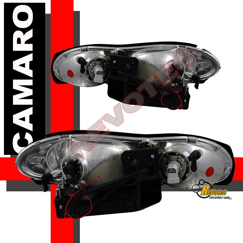 98 99 00 01 02 CHEVY CAMARO HEADLIGHTS HALO & BUMPER LIGHTS & LED TAIL