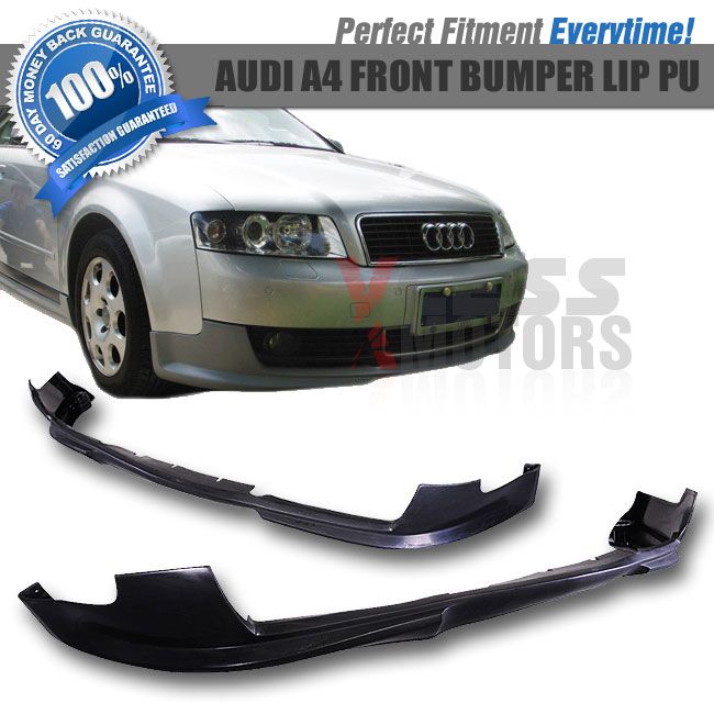 2002 2005 Audi A4 B6 Poly Urethane Front Bumper Lip Spoiler Bodykit