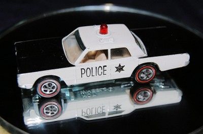 1969 Mattel Red Line Hot Wheels Red Dome Police Cruiser Red 6269