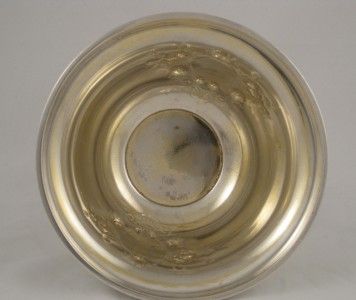 American Silver Footed Bowl Wood Hughes New York