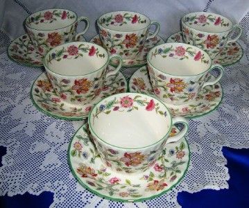 Superb Minton Haddon Hall Tea Cup s Saucer S