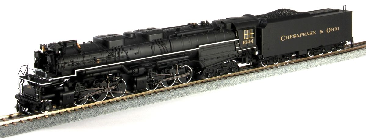 HO Allegheny 2 6 6 6 Steam Chesapeake and Ohio #163 DCC/Sound RIV2356