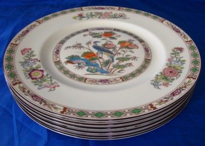 Wedgwood Kutani Crane Dinner Plates