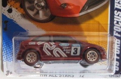 Hot Wheels Treasure Hunt 09 Ford Focus RS Factory Master Set Mint