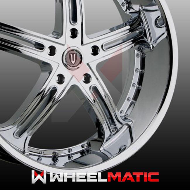 Set of 4 New 26 Versante 226 5x139 7 15 Wheels Rims Chrome