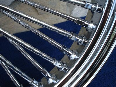 21X2.15 & 18X3.5 DNA MAMMOTH 52 SPOKE WHEEL SET FOR HARLEY SOFTAIL