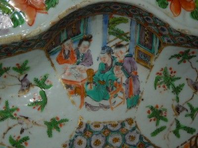 Chinese Famille Verte Plate 19th C