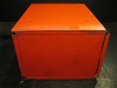 Used Snap on Side Cabinet Locker Tool Box 5 Drawers Red Lockable