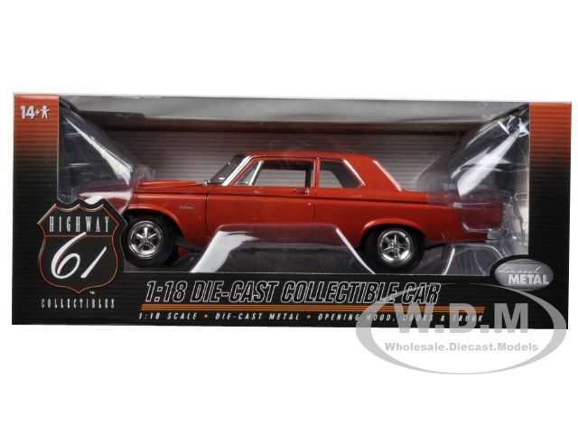 Brand new 118 scale diecast model car of 1965 Plymouth Belvedere