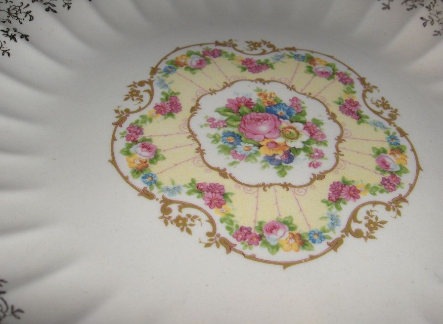 Vintage 35 PC Set American Limoges China Toledo Delight 22 K Filigree