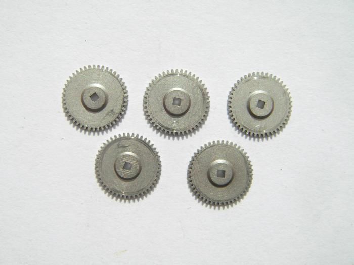 Cortebert Lot of 5 Watch Parts Cal 635 Ratchet Wheels