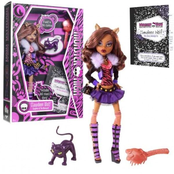 MONSTER HIGH Puppe   Clawdeen Wolf