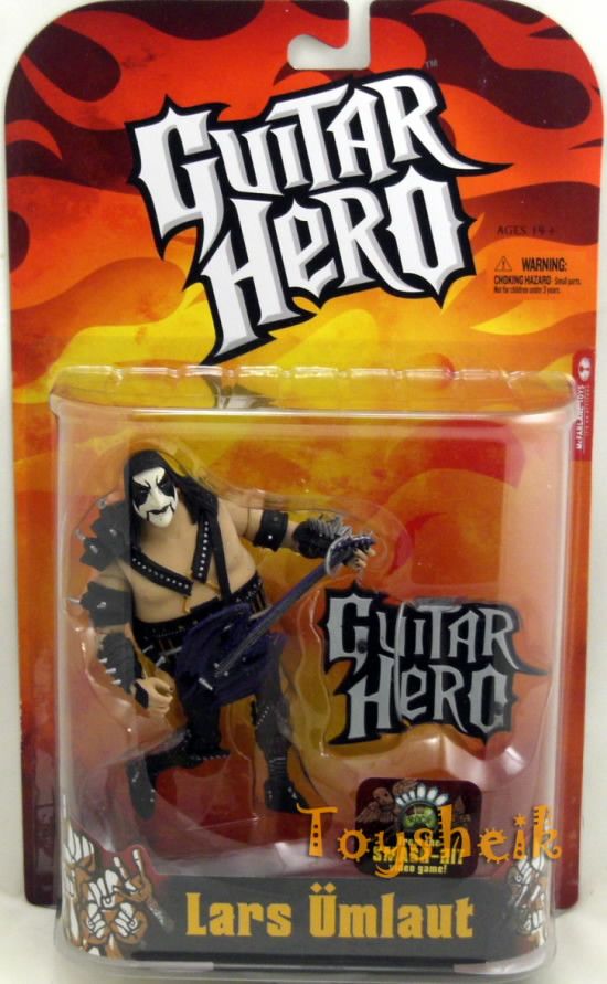 Guitar Hero Lars Umlaut black hair figure McFarlane 90014