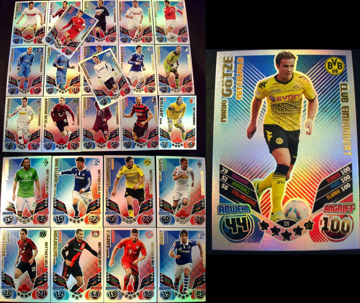 Match Attax EXTRA 11/12 Bundesliga Hattrick Held Club 100 Einhundert