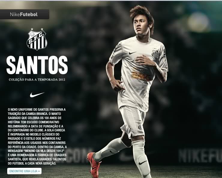 2012 / 2013 SANTOS NEYMAR JERSEY AUTHENTIC NIKE