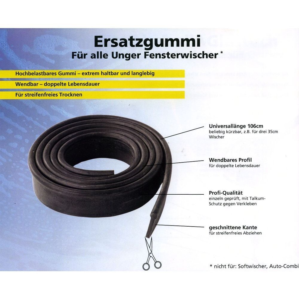 Unger Ersatz Wischergummi 106cm (Profi Qualität)