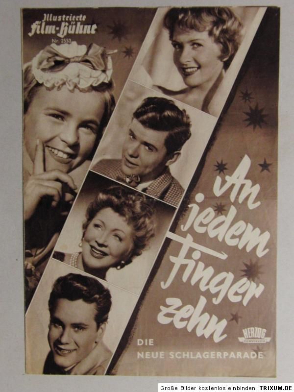 An jedem Finger zehn (1954) IFB 2553 Germaine Damar Erich Auer Loni