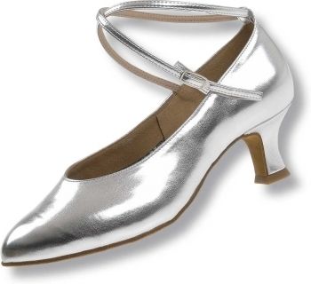 NEU Tanzschuhe Damen DIAMANT Modell 075 silber