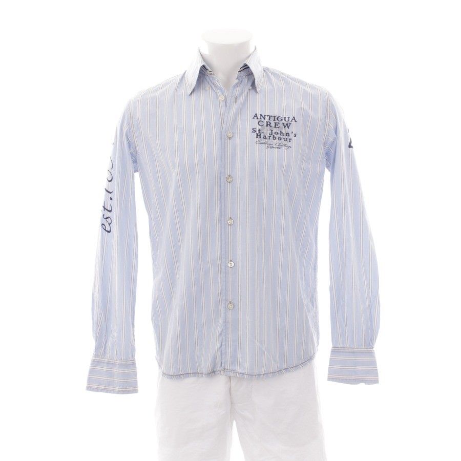 GAASTRA Freizeithemd Gr. S Blau Herren Oberteil Button Down Hemd wie